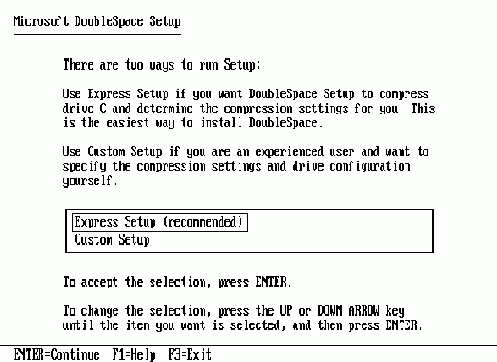    DoubleSpace